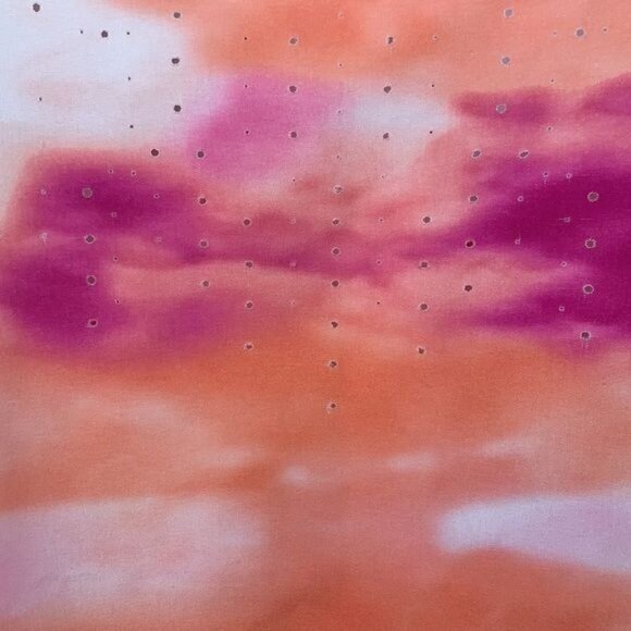 RBX Floaty Workout Tank Racer Back Lightweight Orange/Pink/White Tie Dye, Sz Med - Picture 5 of 6